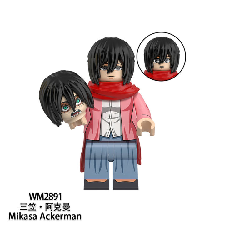 Compatible%20with%20LEGO%20Attack%20on%20Titan%20Eren%20Ymir%20Arnie%20Mikasa%20Pika%20Minifigures%20Building%20Blocks%20Toys%20WM6204%20-%20Image%203