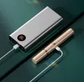 Safe to Use Eyelash Curler Usb Rechargeable Electric Eyelash Curler Trimmer Quick Heating 2-in-1 Multifunctional Tool for Perfectly Curled Lashes Groomed Brows Portable Easy to Use. 