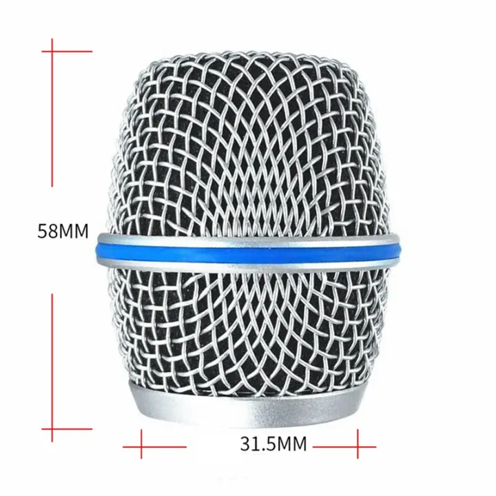 Microphone%20Replacement%20Head%20Microphone%20Mesh%20Heads%20Grille%20Microphone%20Head%20Steel%20Mesh%20Handheld%20Microphone%20Grill%20Mesh%20Head%20for%20Beta87A%20-%20Image%202