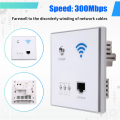Wall Embedded Wireless AP In-Wall Wireless Socket for Hotel and Home Use. 