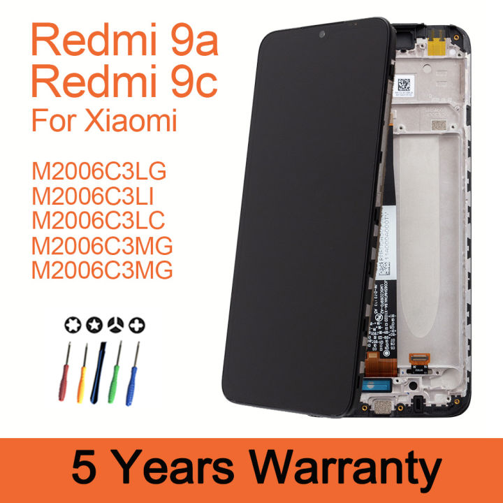 M2006C3LI M2006C3LG M2006C3MG Lcd Display For Xiaomi Redmi 9A 9C NFC 9i 10A Touch Screen Assembly Display M2006C3LC M2004C3L