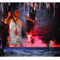 splattered Halloween apron Disturbing Decorative apron Novelty bib Bloody apron Printed Splattered apron Scary bib for BBQ. 