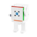 Moyu RS3M V5 Professional 3x3 Speed Rubik Cube Standard and Magnetic Dual Adjustment+ Robot Display Box 3x3 Speed Cube. 