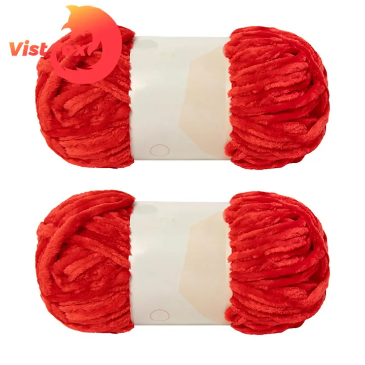 The velvet yarn used for crochet knitting is made of 100% polyester fiber, which is soft to the touch and skin-friendly, and the furry chenille is evenly fluffy, does not fall off, is smooth and comfortable.