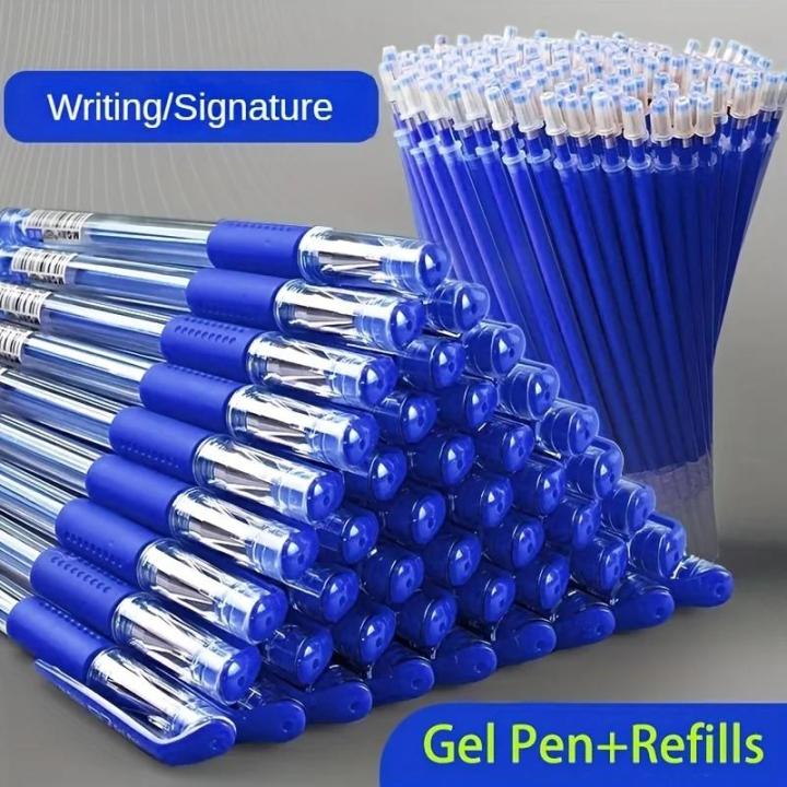 10/18pcs Gel Pen Set Black, Blue, and Red Ink - 0.5mm Ballpoint - Perfect for Back To School or School and Office Supplies