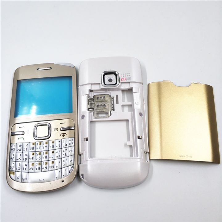 For%20Nokia%20C3%20C3-00%20New%20Full%20Complete%20Mobile%20Phone%20Housing%20Cover%20Case%20Replacement%20Parts%20+English%20And%20Arabic%20Keypad%20-%20Image%203