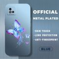 Realme C20A Flying color butterfly Pattern Soft Case Phone Casing Camera Lens Protector Full back Cover simple Silicone Cases. 