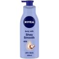 NIVEA Body Lotion For Dry Skin, Shea Smooth, With Shea Butter, For Men & Women, 400 Ml. 
