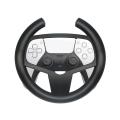 Black Driving Steering Wheel For Ps5 Handle For Gamers Game Racing Creative Portable Gaming Wheel Steering 1 Pcs. 