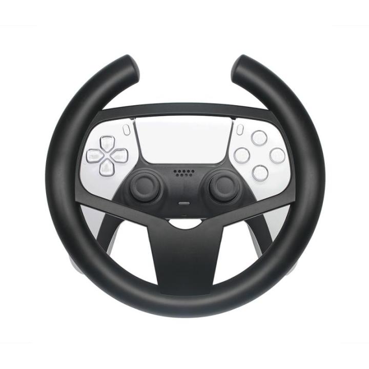 Black Driving Steering Wheel For Ps5 Handle For Gamers Game Racing Creative Portable Gaming Wheel Steering 1 Pcs
