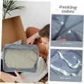 7pcs Travel Storage Bag Luggage Organizer Cubes Mesh Window Bag Travel Cubes Travel Bag Organizer Travel Luggage Organizer Storage Set 290t Double-sided Twill Fabric Water Proof. 