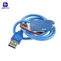 【TianYu Mall】ARM Emulator Debugger Downloader Replace V8 SWD M74 for Arduino J-Link with Micro USB Cable Pin Jumper Wire. 