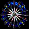 Luminous Flash Rotating Pen Beginner Competition Pen / No Refill Non-Writable Tool Acrylic Spinning Anti Slip Coating for Student. 