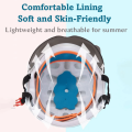 New Cartoon Children's Helmet Breathable Sturdy Bicycle Helmet Adjustable Tiger Pattern Safety Helmet Boys and Girls. 