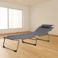 Sleeping Cot Alloy Waterproof Outdoor Camping Bed for Beach. 