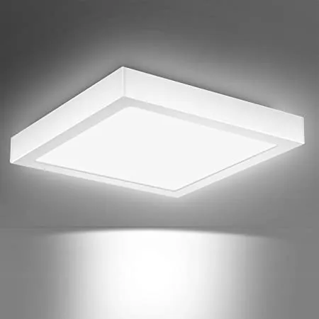 24W Square LED Panel Light Surface Mounted LED ceiling Slab Light Downlight White + LED Driver