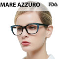 MengshanHigh Quality Reading Glasses Women Matte Material Leesbril Retro Cat Eyes Lesebrille Magnifying Glass Diopter +150 +250 to +600 MARE AZZURO. 