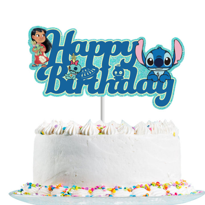 Cartoon%20Cake%20Flag%20Frozen%20Elsa%20Anna%20Rapunzel%20Jasmine%20Tiana%20Princess%20Mickey%20Minnie%20Mouse%20Birthday%20Cake%20Baking%20Decoration%20-%20Image%203