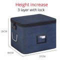 5 Layer / 3 Layer Multilayer Document Organizer Password Files Bag Briefcase Large Capacity Travel Documents Box Bag. 