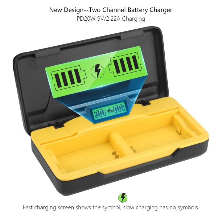 Batteria LP-E17 Homesuit 1400mAh + Caricatore 20W A 2 Canali | Per Canon EOS RP R10 R50 R8 SL3 SL2