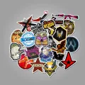 20/40pcs Games Stickers Gaming Logo Stickers for Laptop Scrapbook Journal Kids Girls Boys Stickers. 