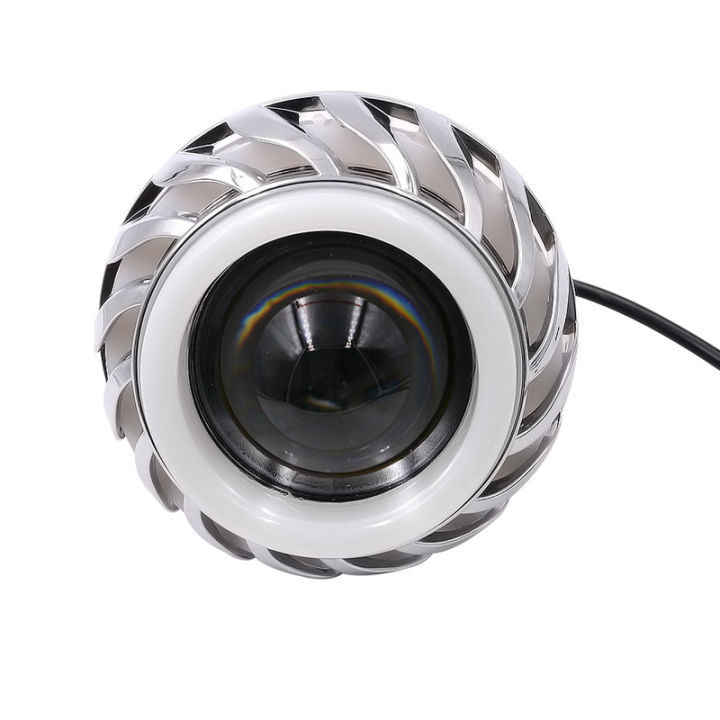 Fasdga%2012V%20Motorcycle%20Head%20Light%20Lamp%20Projector%20Lens%20Light%20With%20Led%20Angel%20Devil%20Eyes%20Headlight%2030W%201200Lm%20200000H%20Double%20Aperture%20Light(Pink%20and%20Blue)%20-%20Image%204