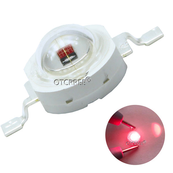 【GlobalTrendz】10-100PCS 730nm 740NM 3W High Power LED Lamp IR Far Red ...