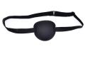 Black Adjustable Concave Eye Patch Foam Groove Strap Washable Sleep Snoring Eyeshades. 