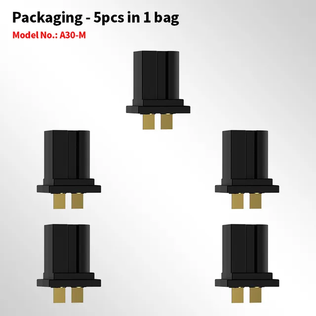 5pcs%20A30%20Connectors%20Male%20And%20Female%20Plugs%20Connector%20Adapter%20For%20For%20Rc%20Tiny%20Drone%20Four%20Axis%20Multicopter%20Accessories%20-%20Image%204