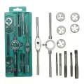 RHS Online 12PCS Metric Tap Wrench and Die Pro Set M6-M12 Nut Bolt Alloy Metal Hand Tools. 