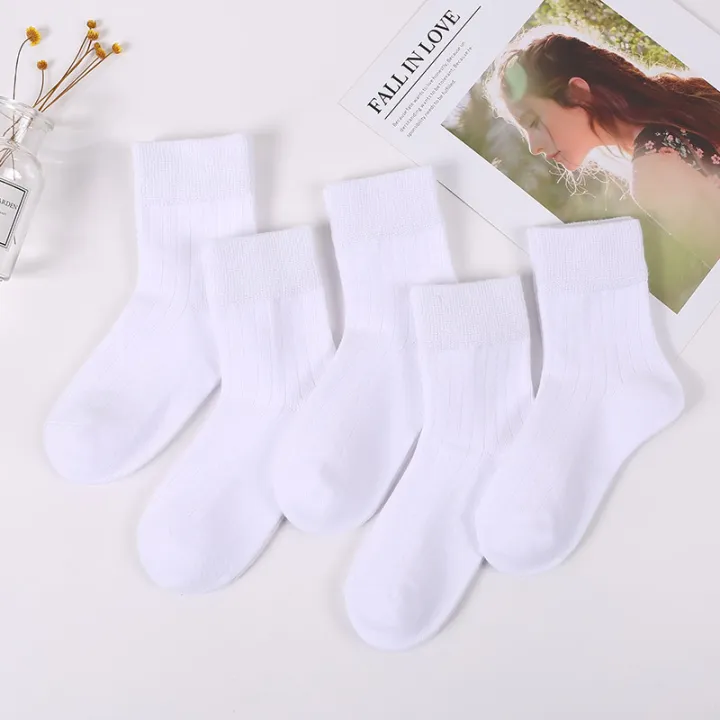Bracelets%20Campus%20white%20socks%20autumn%20and%20winter%20children's%20gray%20bottom%20medium%20white%20sports%20student%20socks%20solid%20color%20men's%20and%20women's%20big%20children's%20long%20tube%20wholesale%20-%20Image%206