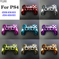 For PS4 Pro JDS 055 050 JDM-055 Mod Kit DIY Repair Chrome Cover Game Controller Full Housing Case Buttons Replacement Set. 