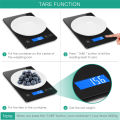 【BestGO】 Kitchen Scale 10kg /1g Rechargeable Weighing Scale Electronic Smart Scale 5 Units LCD Display. 