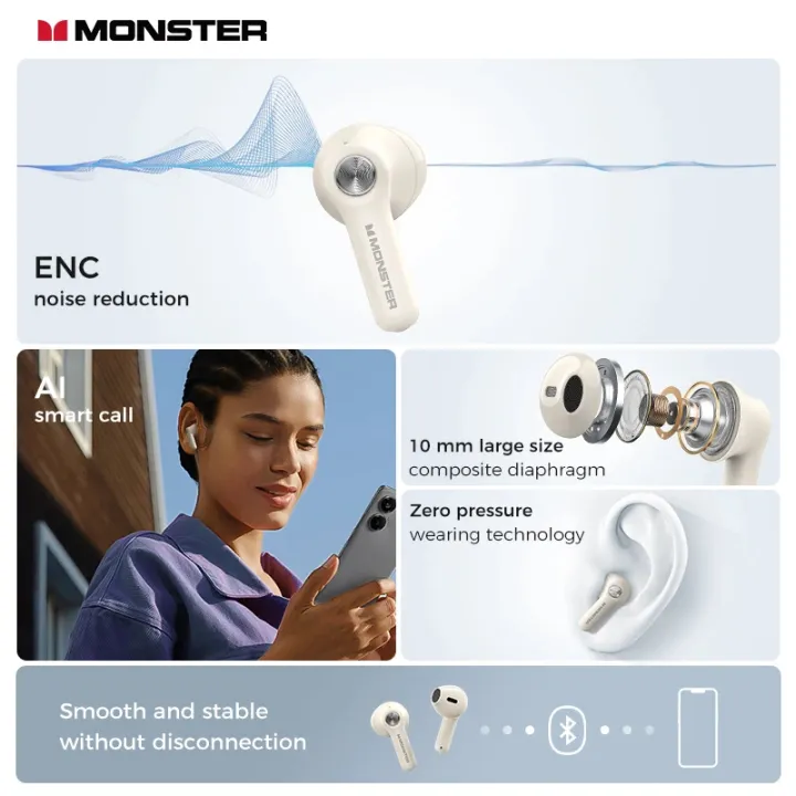 Monster%20Earbuds%20N-Lite%20207%20Bluetooth%20TWS%20EarPods%20IPX5%20Waterproof%20Headset%20ENC%20Noise%20Reduction%20Earphone%20With%20Mic%20-%20Image%206