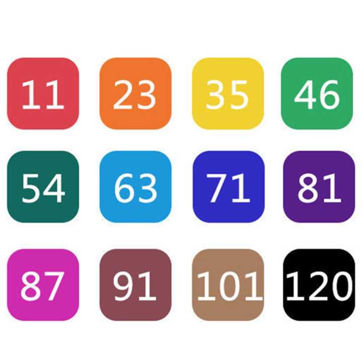 80pcs 60 pcs 36pcs 24pcs 12pcs Touch Marker Pen Set Painting Pen Hand-painted Pen Color Watercolor Pen Set Box