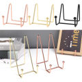 Nordic Ins Iron Display Stand Easel Picture Frame Stand Pedestal Holder Art Book Photo Bowl Storage Rack Plate Dish Rack 1Pcs. 