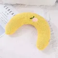 Cat and Dog Pillow Pet Cat Pillow Sleeping Pillow Plush Toys Pet Supplies PP Cotton Filling Cervical Protection Plush Cat and Dog Sleeping U-Shaped Pillow. 
