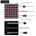 WS2812B 8x8 RGB LED Digital Flexible Individually Addressable Panel Screen WS2812 Pixel Module Matrix 5V. 