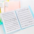 【HOT】 A4 20/30 Pages Data Book File Folder Music Score Collection Bag Portfolio Office Stationery Insert Folder Document Storage Bag. 