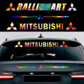Mitsubishi Windshield Stickers Laser Waterproof Rainbow Front Rear Windscreen Windshield Window Sticker. 