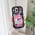 Cute baby Stitch Angel Phone Case For Xiaomi Redmi Note 8 9S 10 10S 11 12 13 Pro Plus 4G 5G Candy Color Soft TPU Back Cover. 