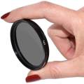 Universal Aluminum Alloy 62mm Circular Polarizer Filter Polarizing CPL Filter for SLR Camera Lens. 
