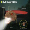 Kids Headlamp Dinosaur Headlamp for Children Kids Dinosaur Toys Child Head Flashlight T-Rex Dinosaur Head Lamp Christmas Gift. 