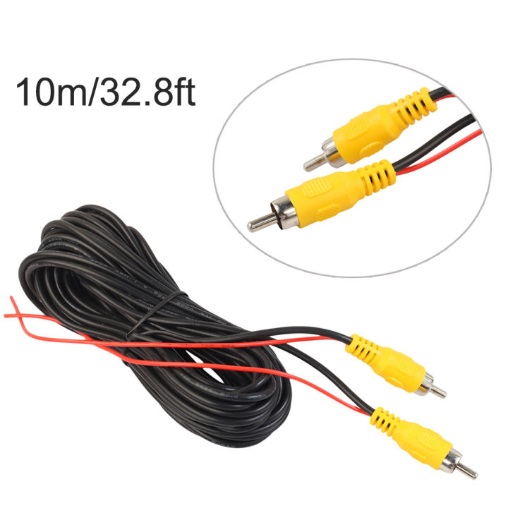 RCA 10/12/15m Video Cable For Car Rear View Camera Universal Wire For ...