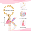 Letter Charm Accessories for -Tumbler for Women Girls,K. 
