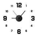 【Fast Delivery 1-4 day】Large Wall Clocks 3D DIY Quartz Clock Acrylic Mirror Stickers For Home Living Room Office Wall Decoration Hanging Horloge Watch 40x40. 