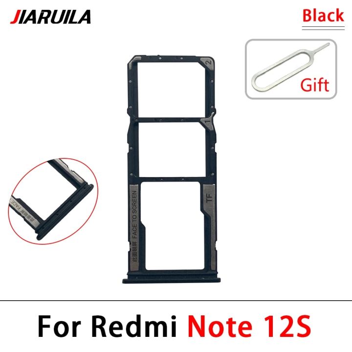 Original%20Dual%20Card%20SIM%20Card%20Tray%20chip%20Slot%20drawer%20Holder%20Adapter%20Accessories%20For%20Xiaomi%20Redmi%20Note%2012S%2012%204G%20Pro%205G%20Plus%20+%20Pin%20-%20Image%207
