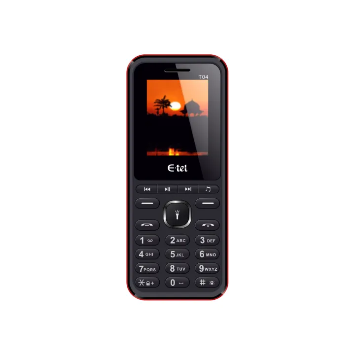 E-tel T04 Feature Phone - Black Etel
