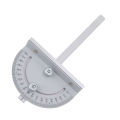 180 Degree Woodworking Protractor Safety Edge Angle Protractor for Angle Measurement. 