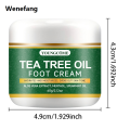 Wenefang Foot moisturizer with aloe vera and tea tree oil to deeply nourish New the skin, for dry and rough skin, daily hand and foot care. 